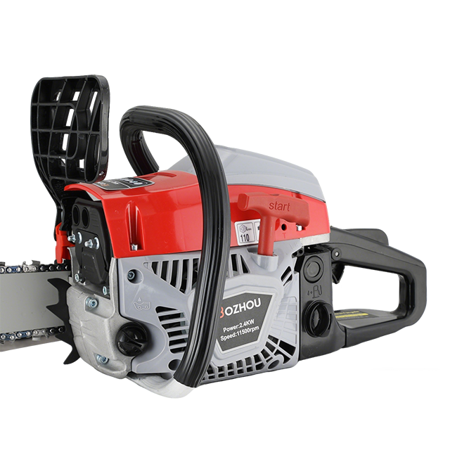 Motosierra ergonómica para exteriores con agarre seguro